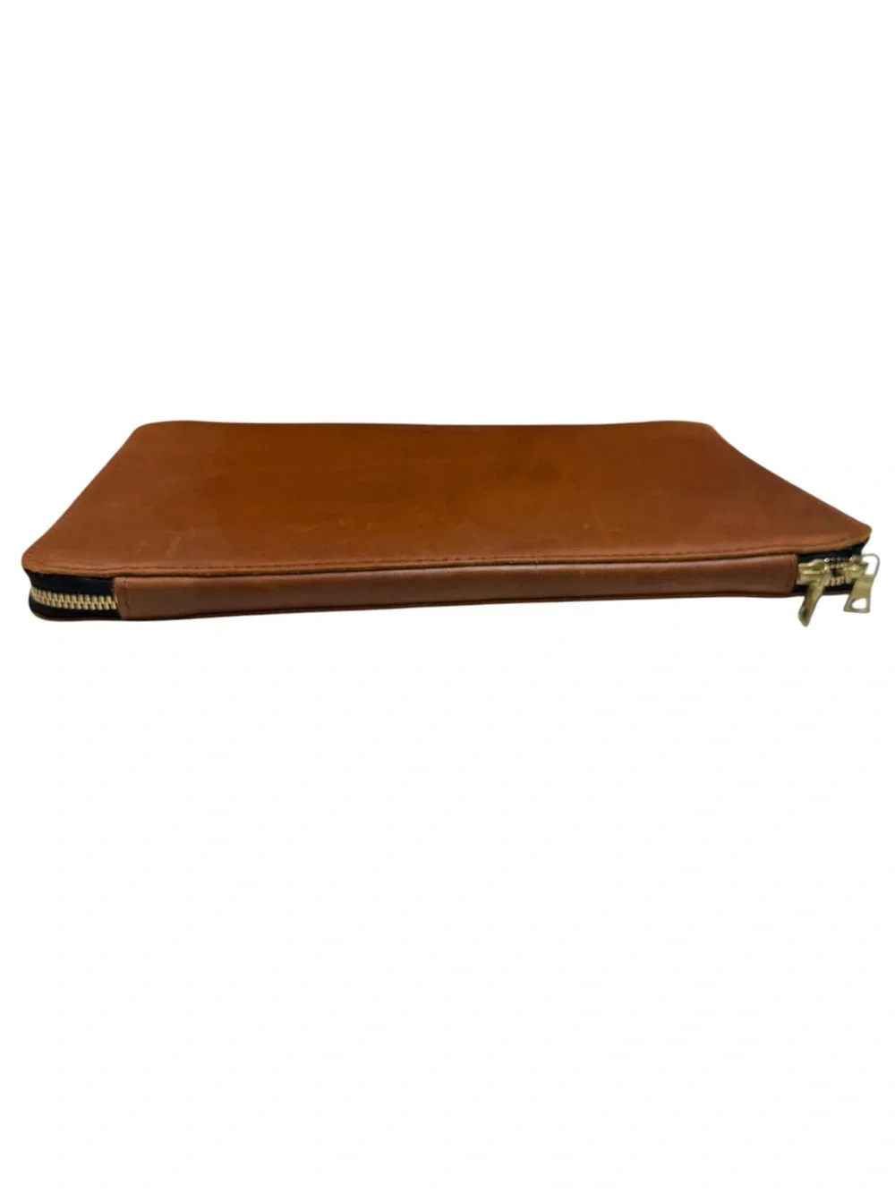 Portland Leather Goods - Brown Leather Laptop / IPad Zip Case